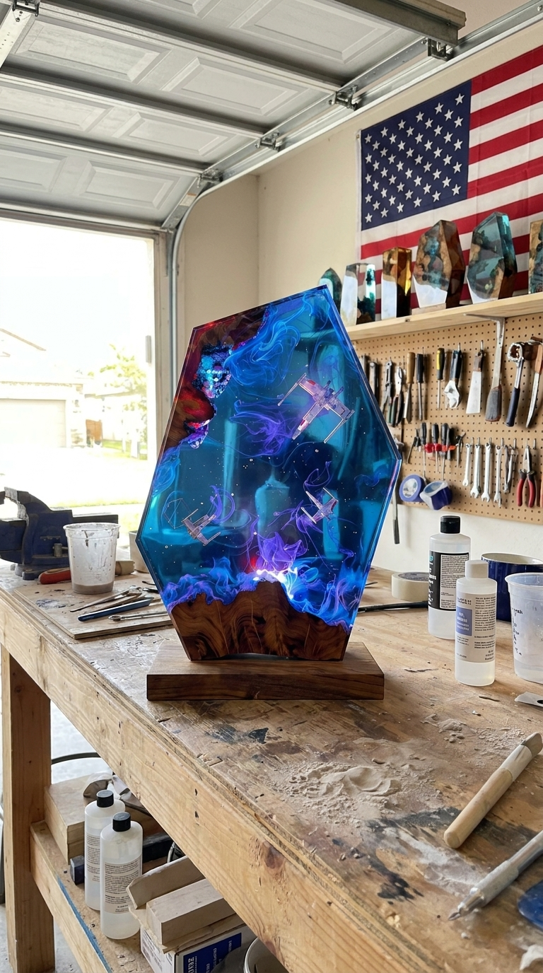 Lumas Resin Lamps